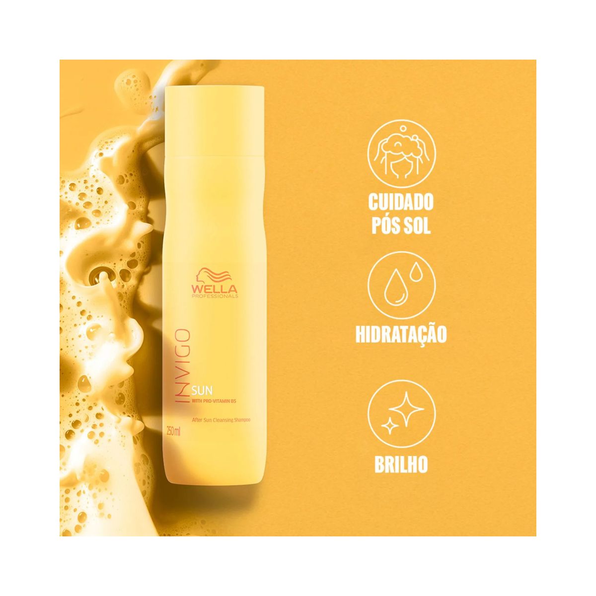 SHAMPOO INVIGO SUN PÓS SOL WELLA PROFISSIONALS 250ML