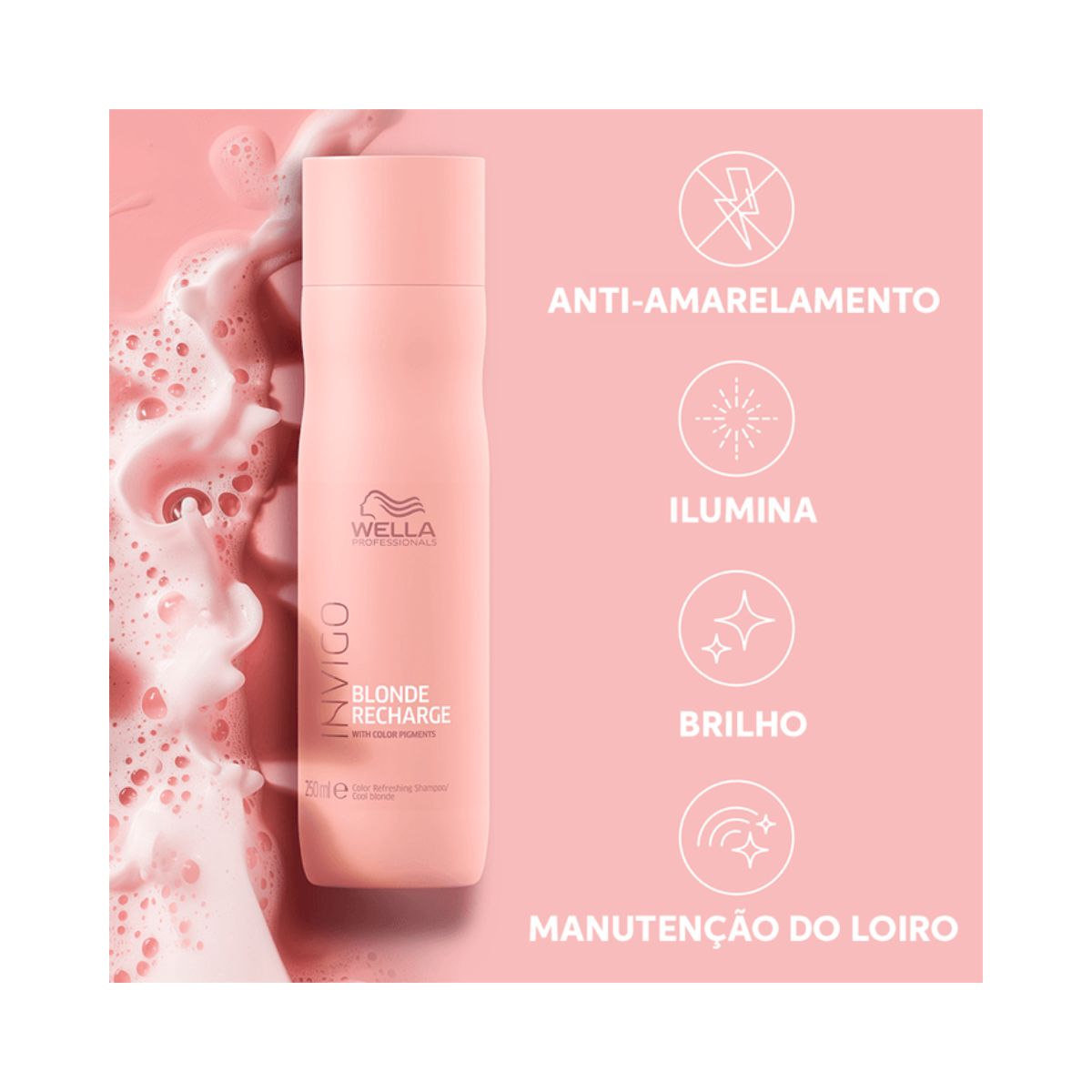 SHAMPOO BLONDE RECHARGE WELLA PROFISSIONALS 250ML