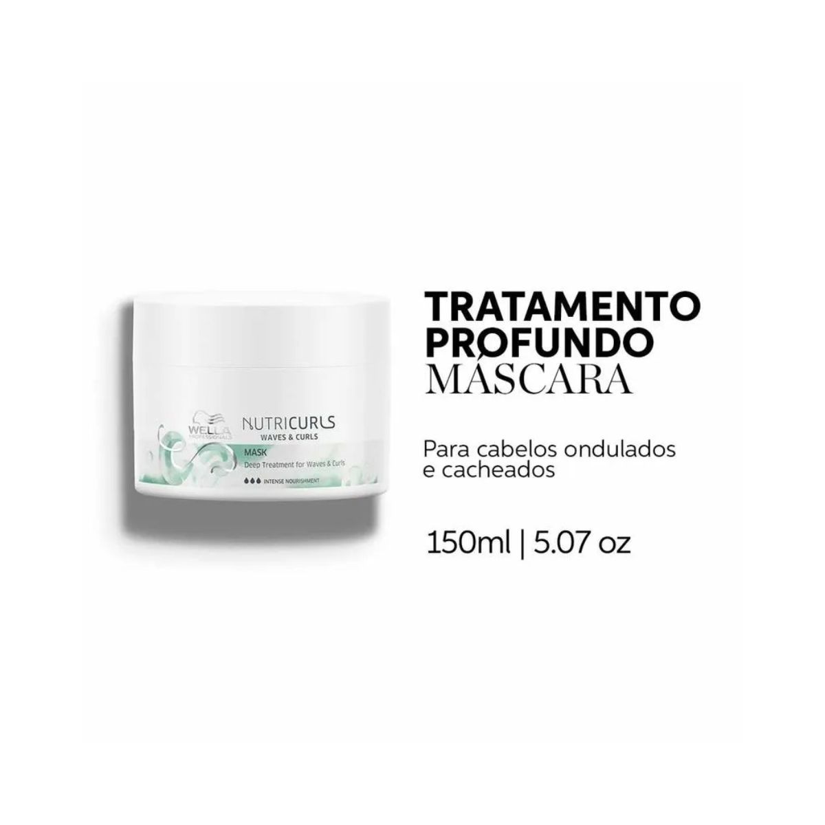 MÁSCARA NUTRICURLS WELLA PROFISSIONALS 150ML