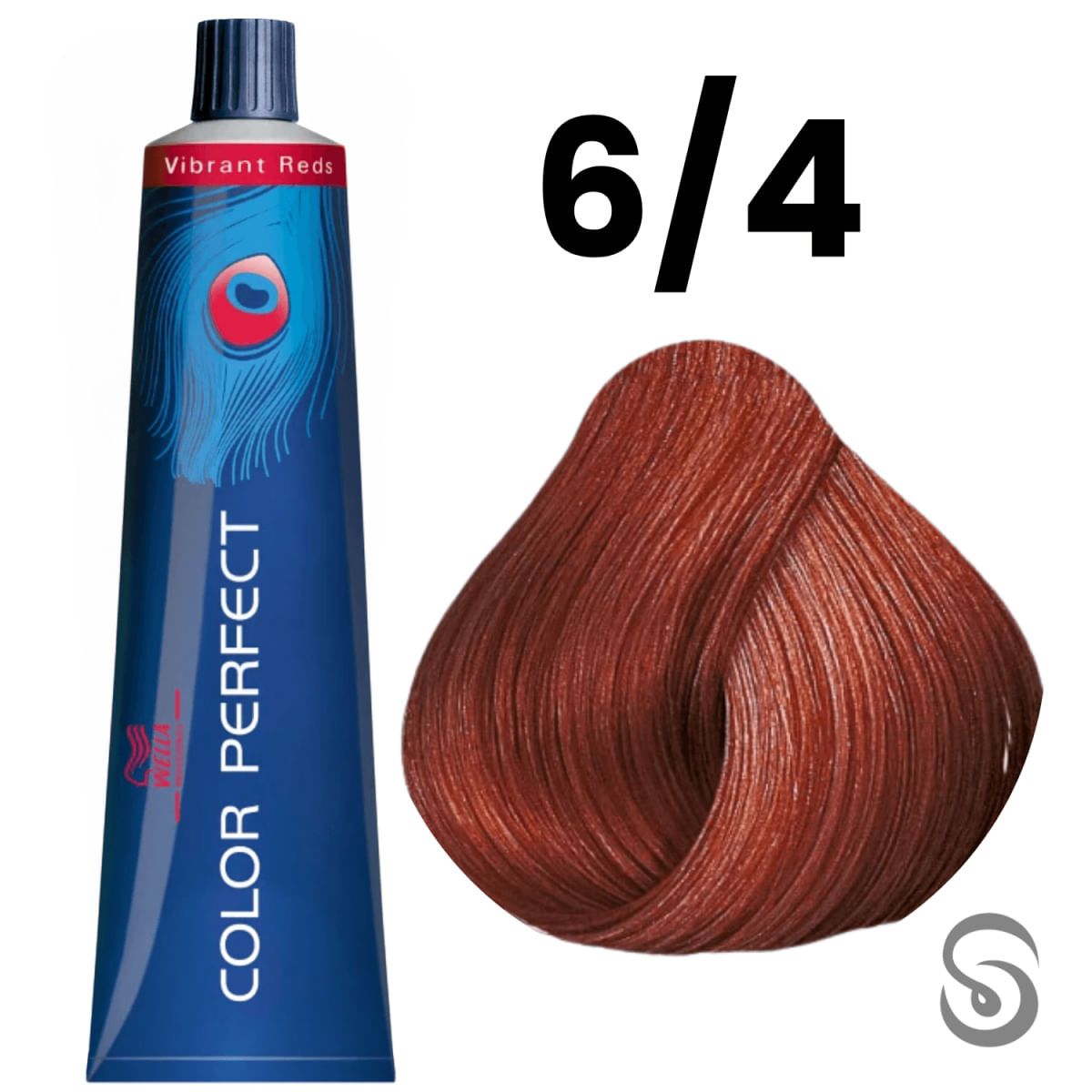 COLORAÇÃO COLOR PERFECT 6/4 LOURO ESCURO AVERMELHADO WELLA PROFISSIONALS 60G