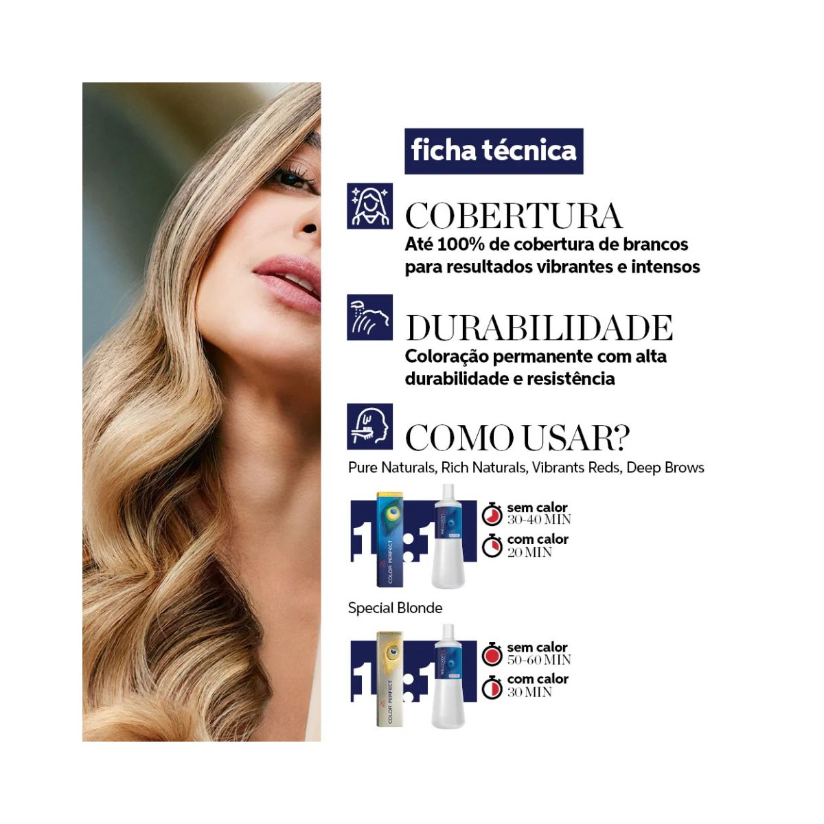 COLORAÇÃO COLOR PERFECT 7/4 LOURO MÉDIO AVERMELHADO WELLA PROFISSIONALS 60G