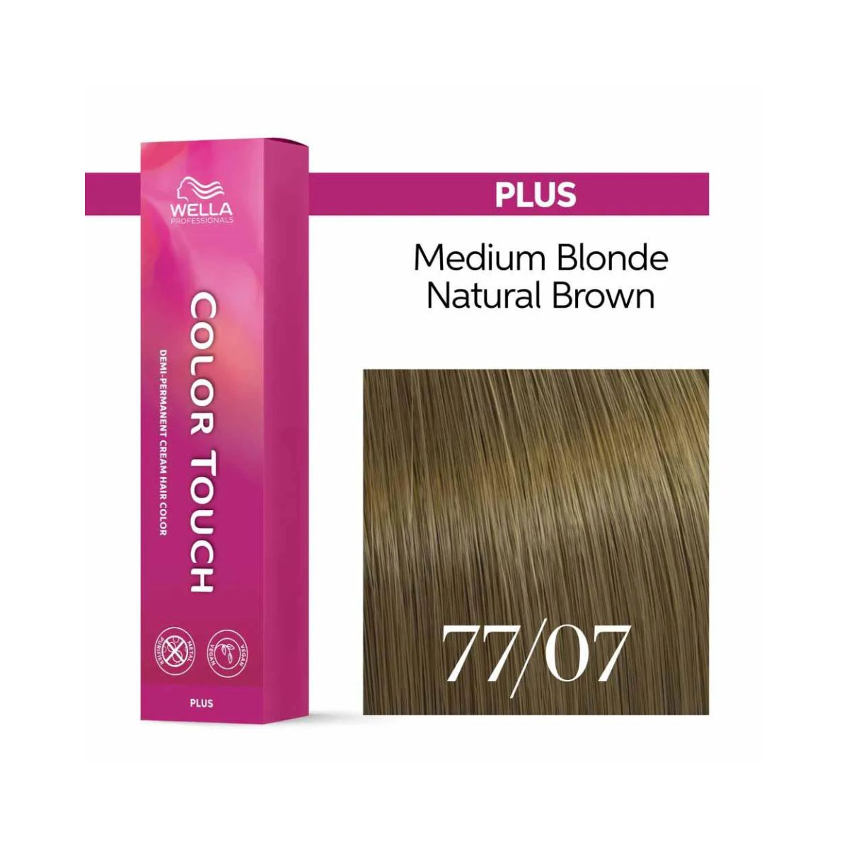 TONALIZANTE COLOR TOUCH 77/07 LOURO MÉDIO INTENSO MARROM NATURAL WELLA PROFISSIO
