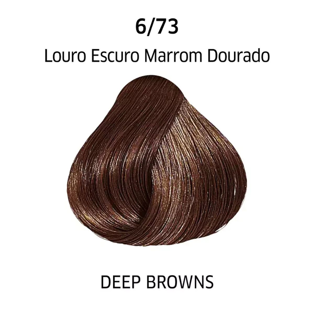 COLORAÇÃO COLOR PERFECT 6/73 LOURO ESCURO MARROM DOURADO WELLA PROFISSIONALS 60G
