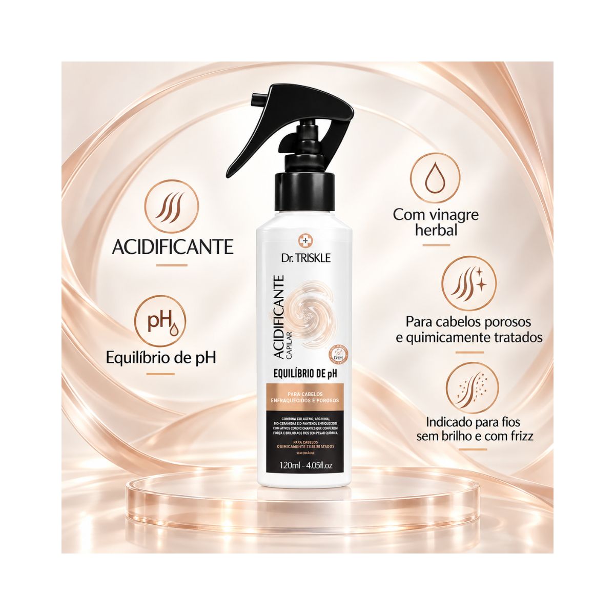 ACIDIFICANTE CAPILAR TRISKLE 120ML