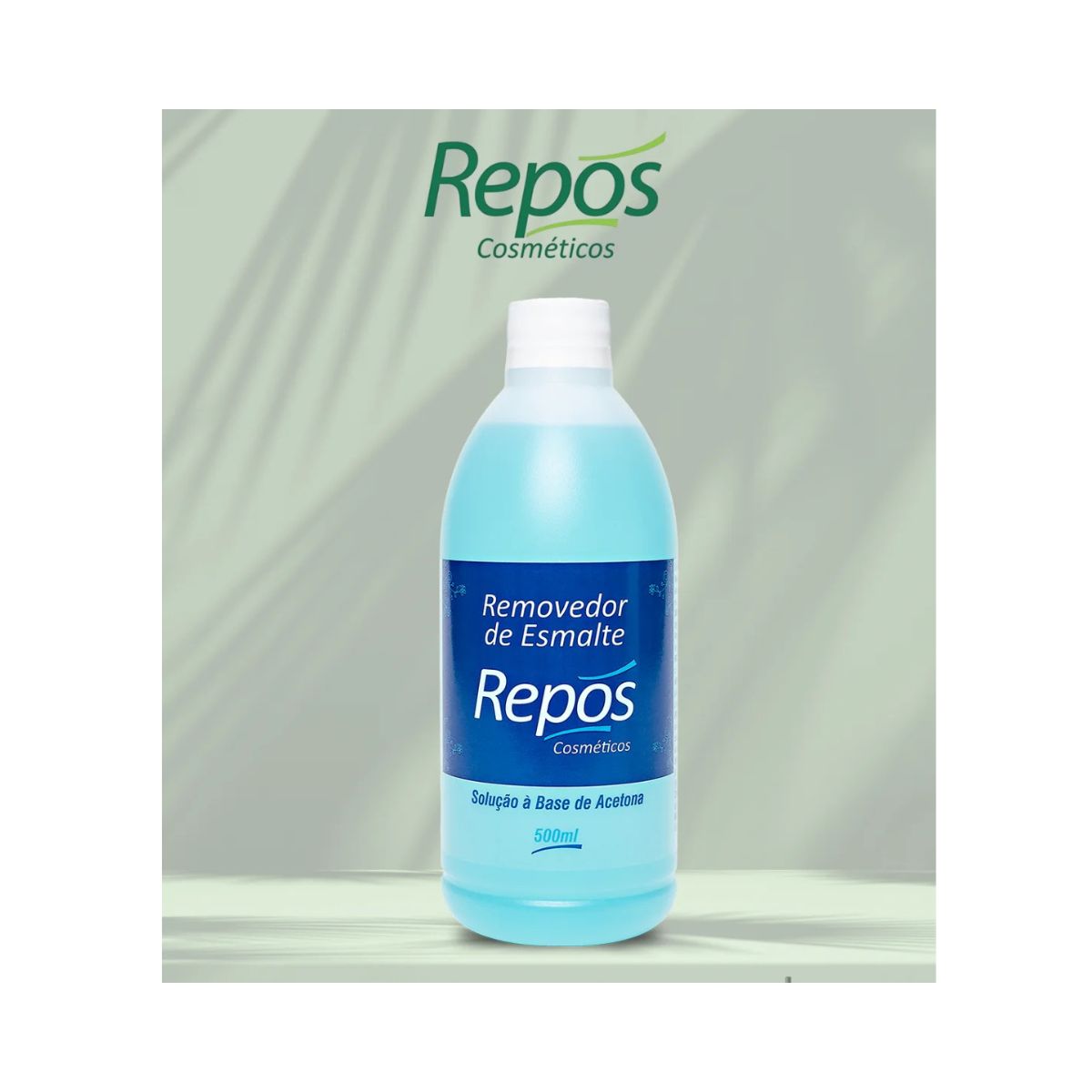 REMOVEDOR DE ESMALTES COM ACETONA REPOS 500ML
