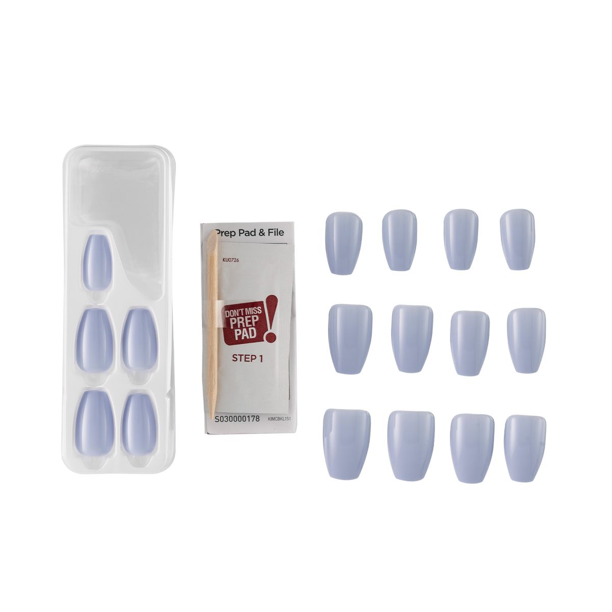 UNHAS POSTIÇAS AUTOCOLANTES COLOR BAILARINA CLOUDLESS KISS NEW YORK