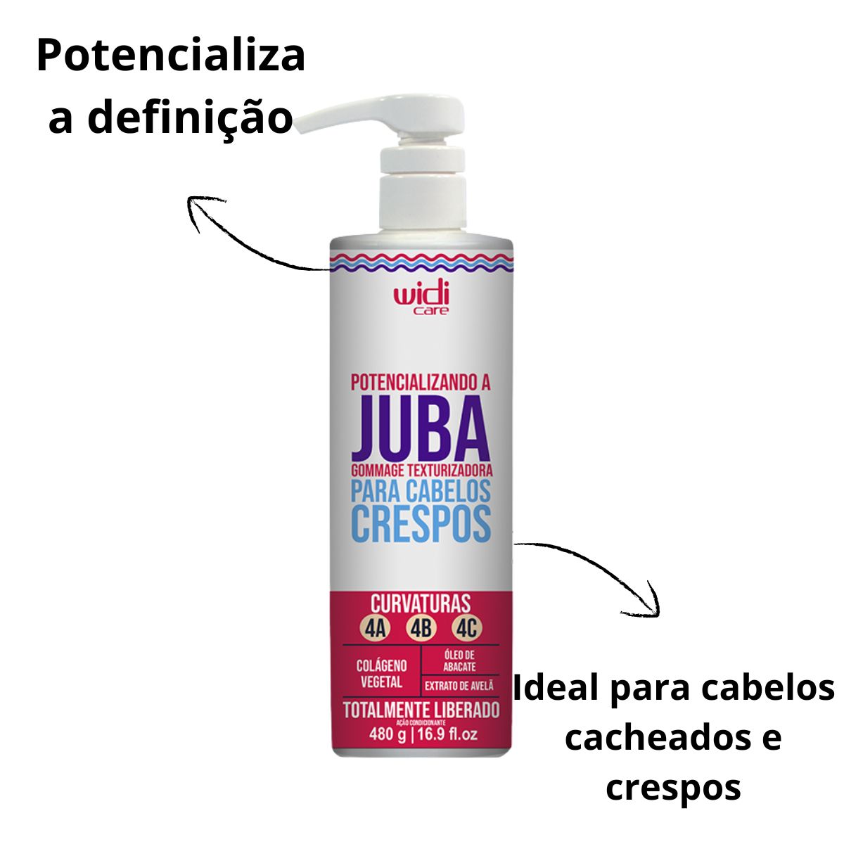 FINALIZADOR POTENCIALIZADOR JUBA GOMMAGE WIDI CARE 480G