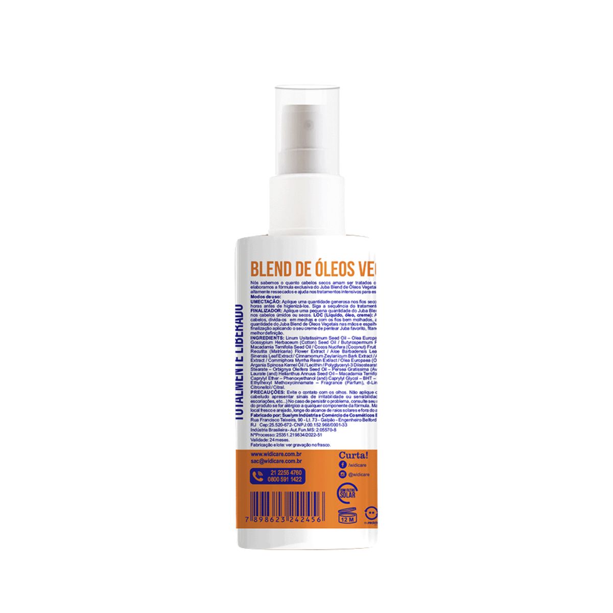 BLEND DE ÓLEOS VEGETAIS JUBA WIDI CARE 60ML
