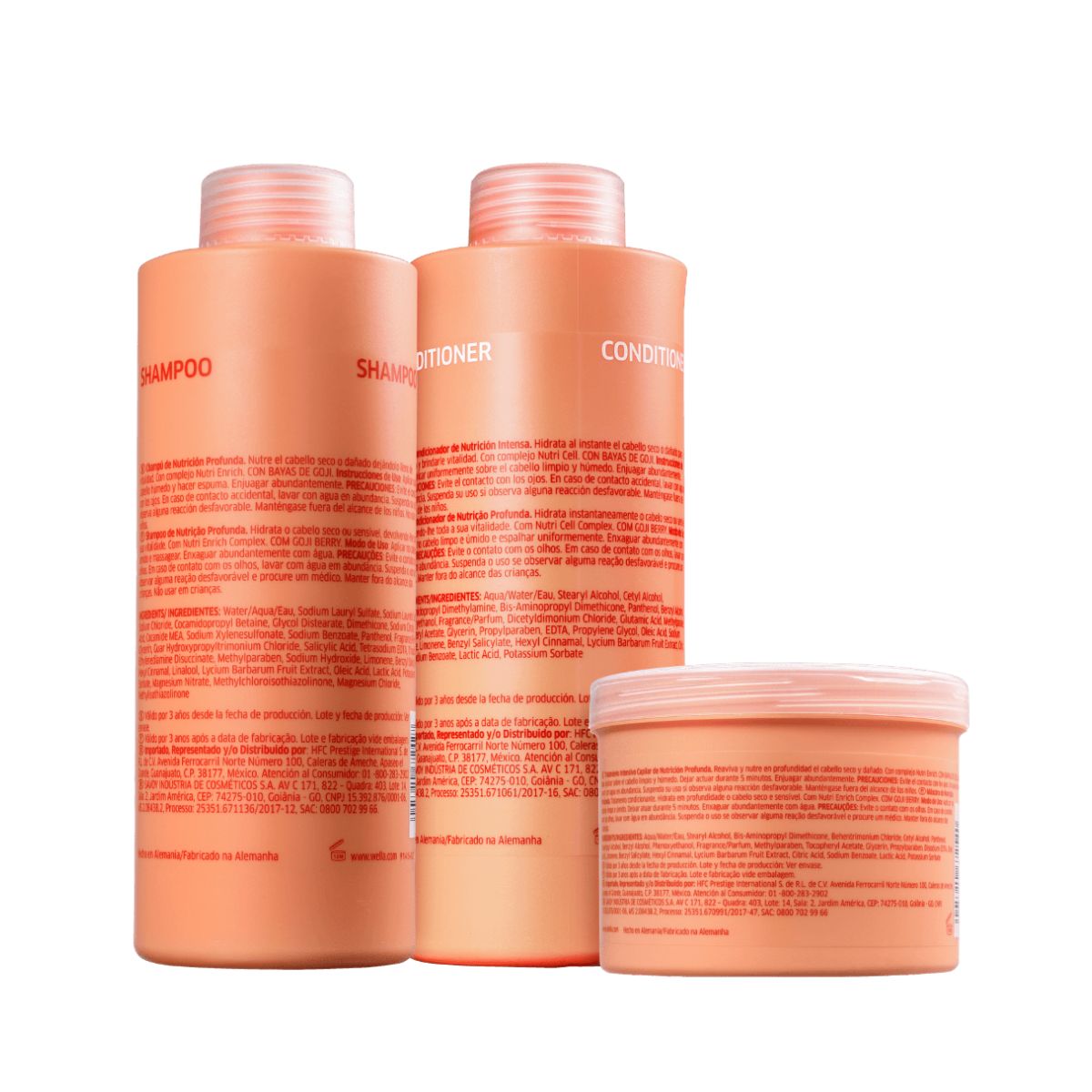 KIT WELLA PROFISSIONALS INVIGO NUTRI ENRICH SHAMPOO 1 LITRO + CONDICIONADOR 1 LI