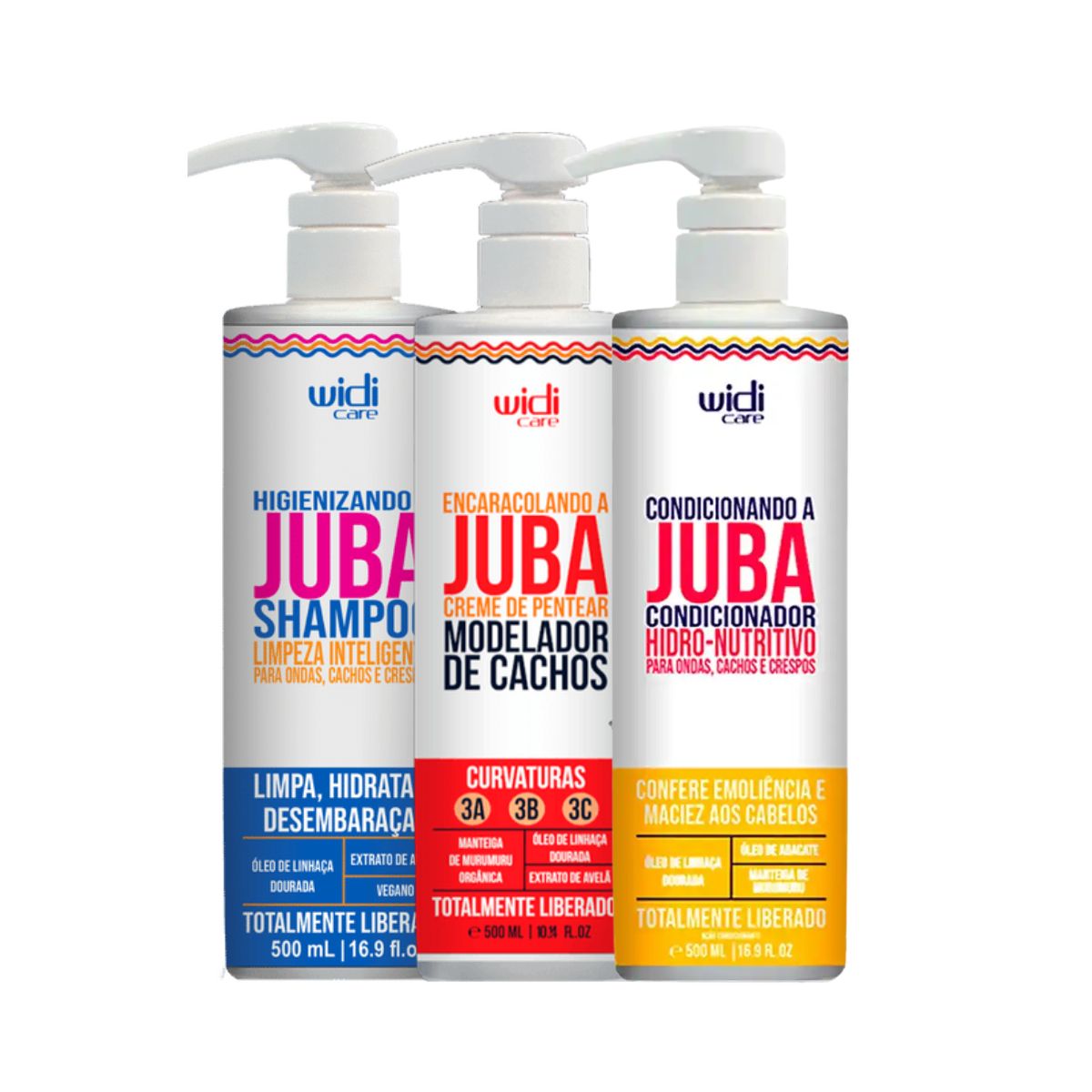 KIT WIDI CARE ENCARACOLANDO A JUBA ( 3 PRODUTOS )