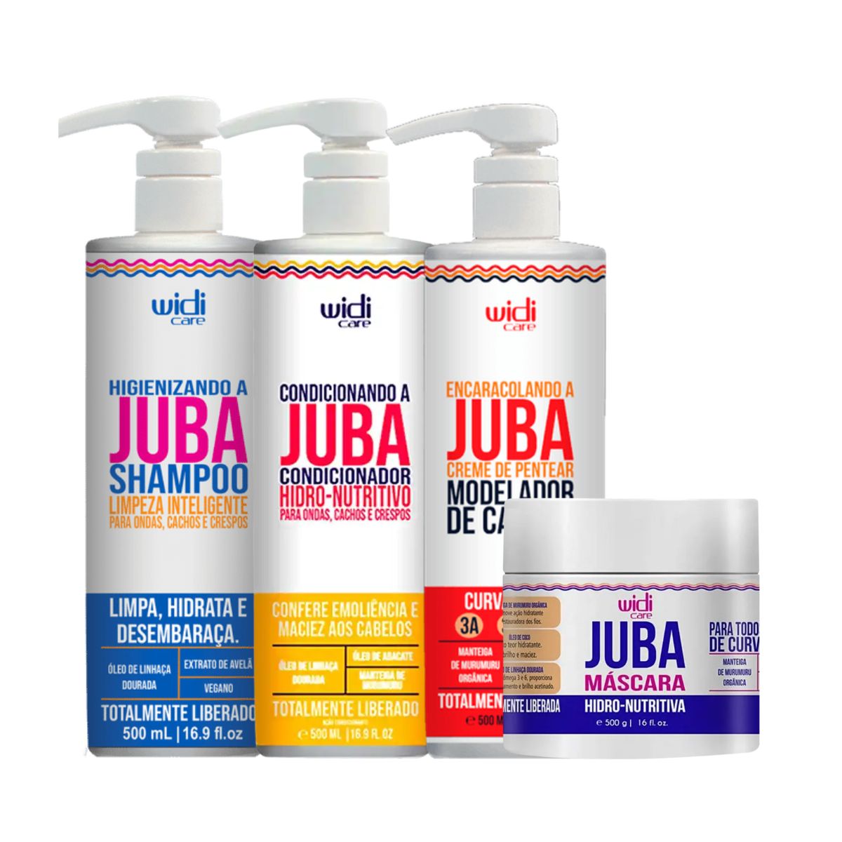 KIT WIDI CARE JUBA ENCARACOLANDO ( 4 PRODUTOS )
