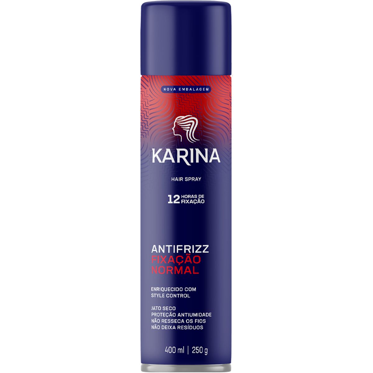 SPRAY FIXADOR CAPILAR NORMAL KARINA 400ML