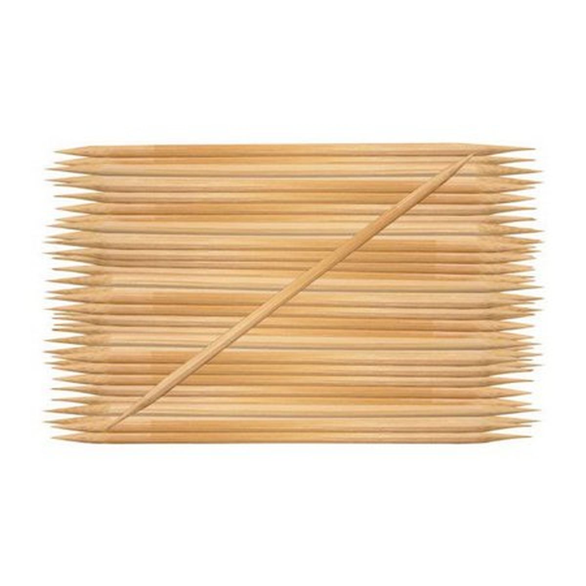 PALITO DE BAMBU PARA UNHAS COM 2 PONTAS POLI COM 50 UNIDADES 10830