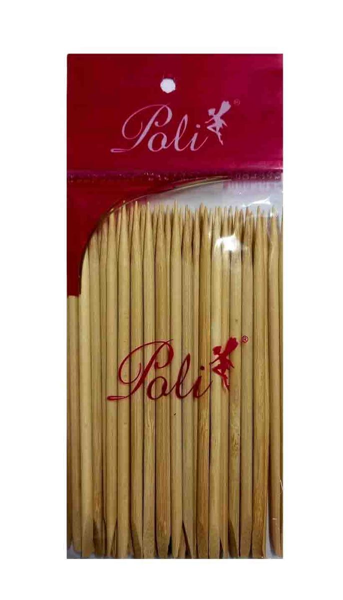 PALITO DE BAMBU PARA UNHA CHANFRADO POLI COM 50 UNIDADES 10776