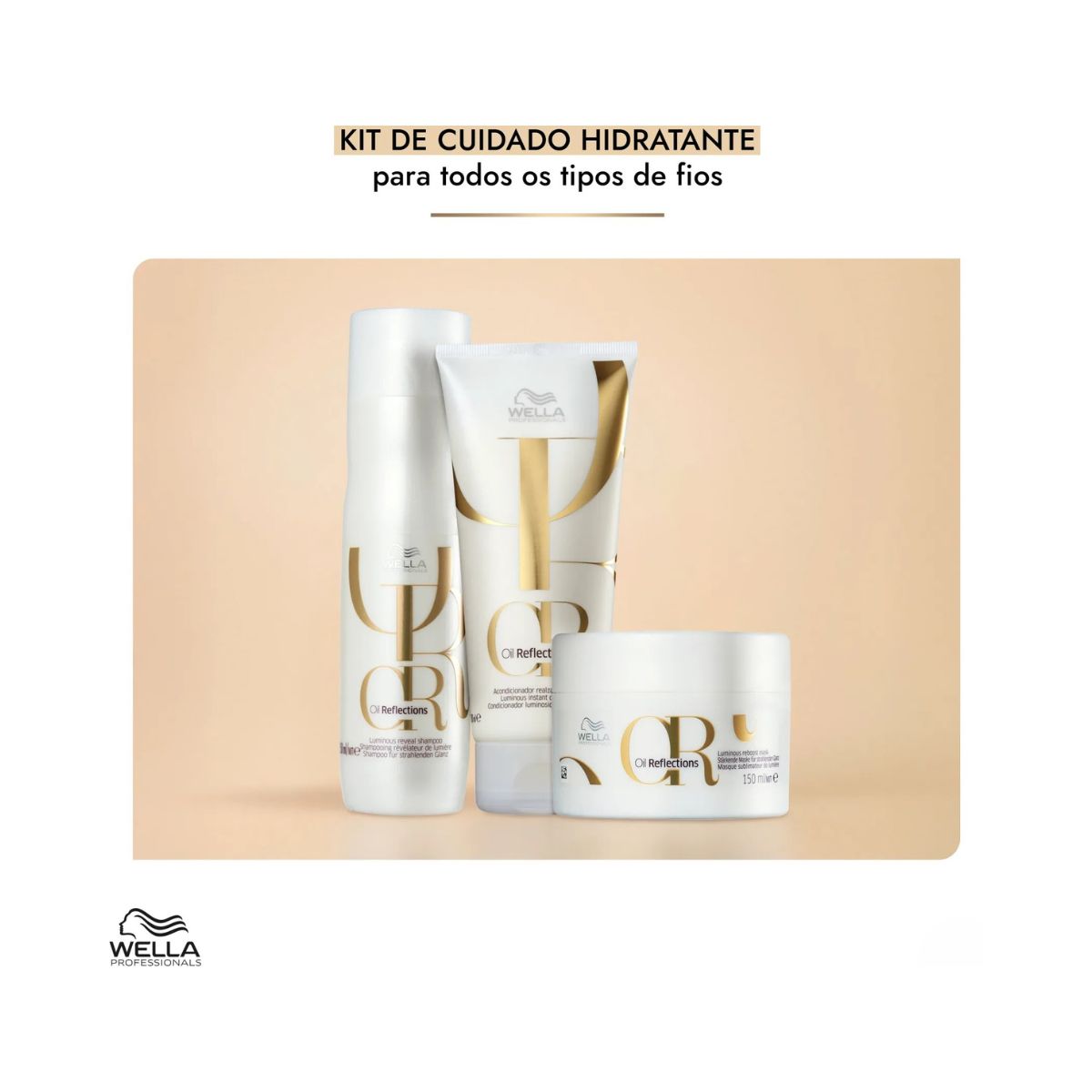 KIT WELLA PROFISSIONALS OIL REFLECTIONS ( 3 PRODUTOS )