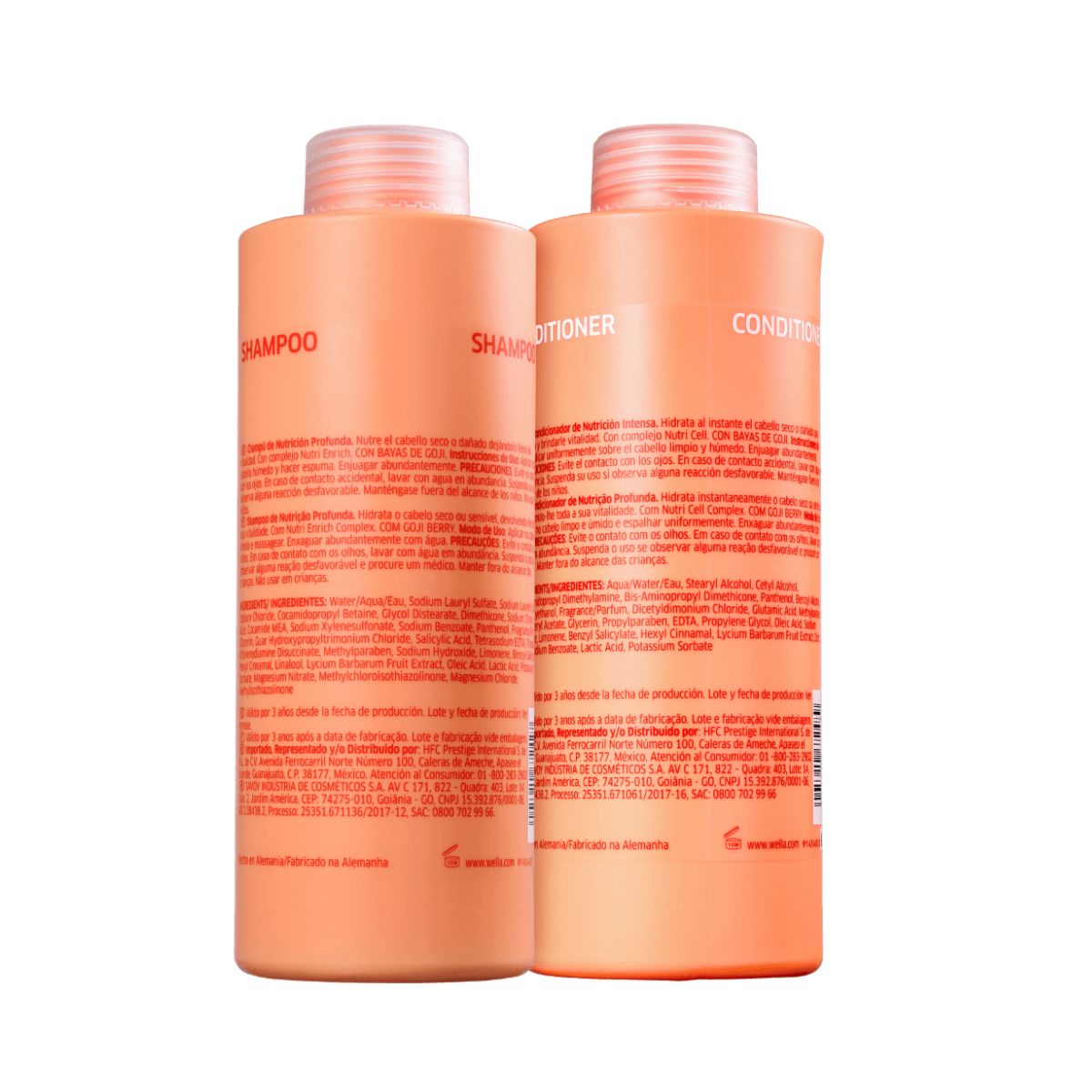 KIT WELLA PROFISSIONALS INVIGO NUTRI ENRICH SHAMPOO 1 LITRO + CONDICIONADOR 1 LI