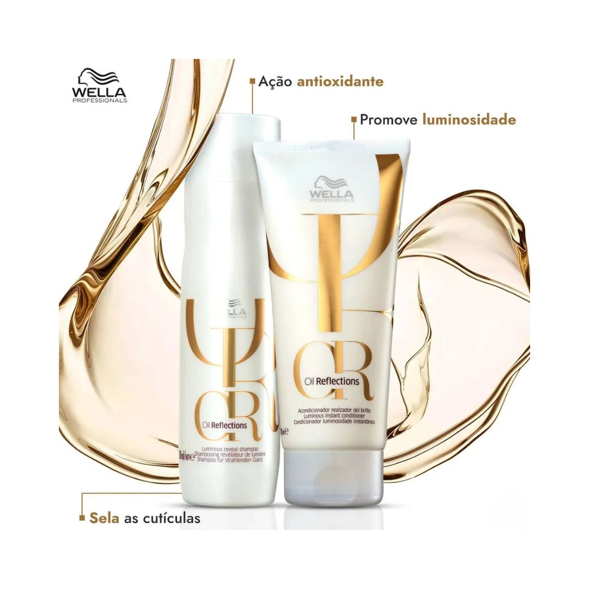 KIT WELLA PROFISSIONALS OIL REFLECTIONS ( 2 PRODUTOS PQ )