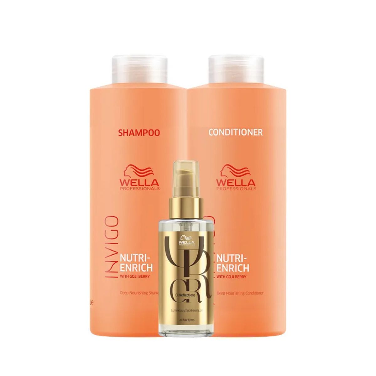 KIT WELLA PROFISSIONALS INVIGO NUTRI ENRICH SH+COND+OLEO ( 3 PRODUTOS )