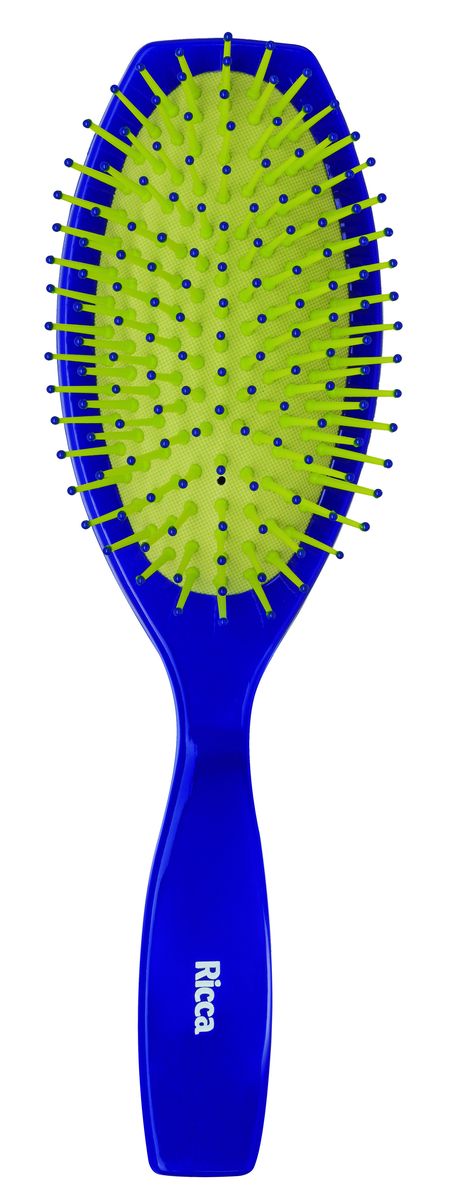 ESCOVA DE CABELOS OVAL BLUE REF:922 RICCA