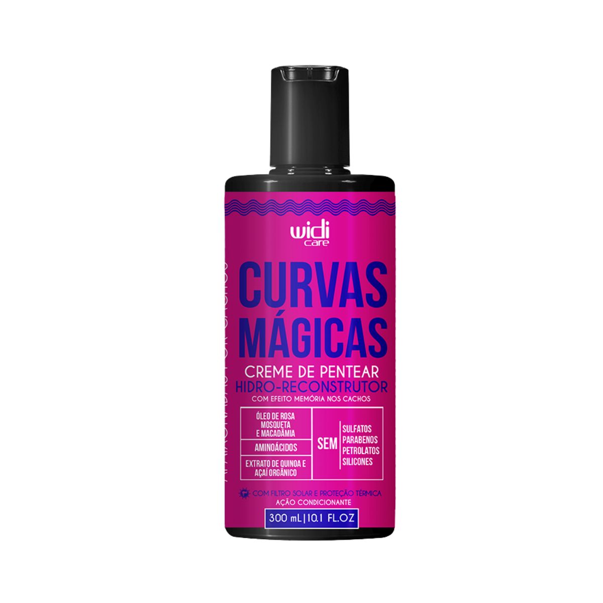 CREME DE PENTEAR HIDRO RECONSTRUTOR CURVAS MÁGICAS WIDI CARE 300ML