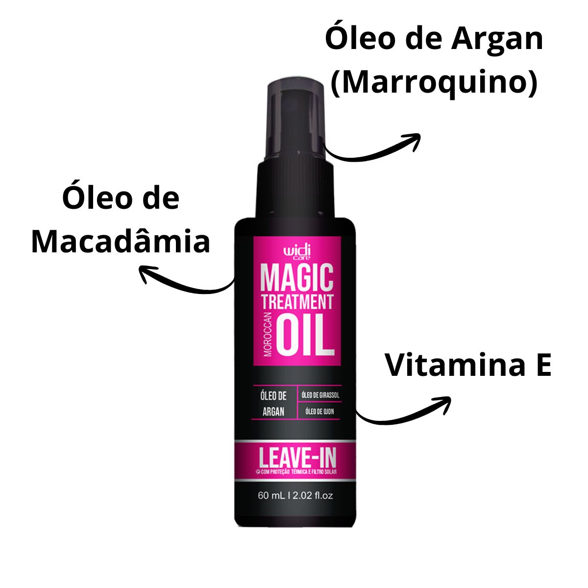 OIL LEAVE - IN MAGIC TREATMENT MORACCAN WIDI CARE 60ML