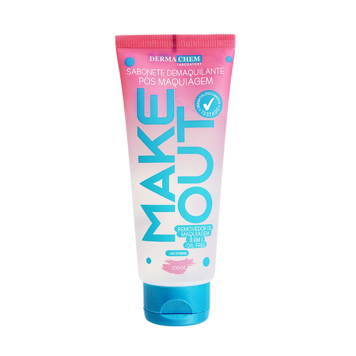 SABONETE LÍQUIDO DEMAQUILANTE MAKE OUT DERMACHEM  100ML