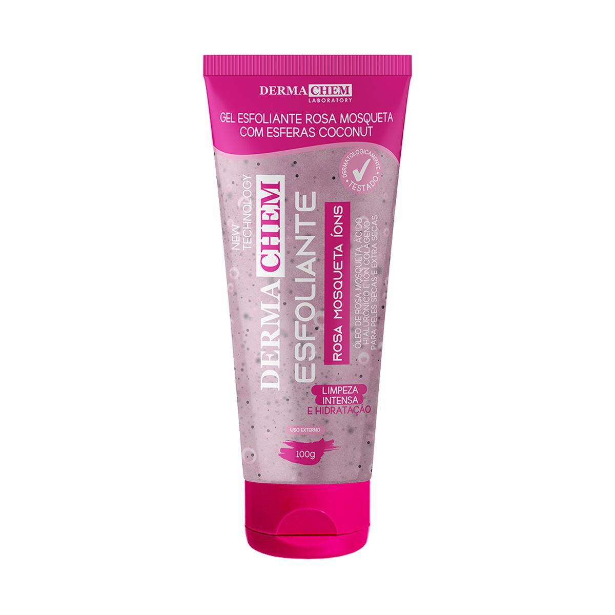 GEL FACIAL ROSA MOSQUETA ANTIRESSECAMENTO DERMACHEM 100G