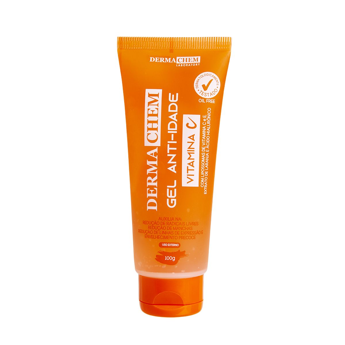 GEL FACIAL ANTI-IDADE VITAMINA C DERMACHEM 100G