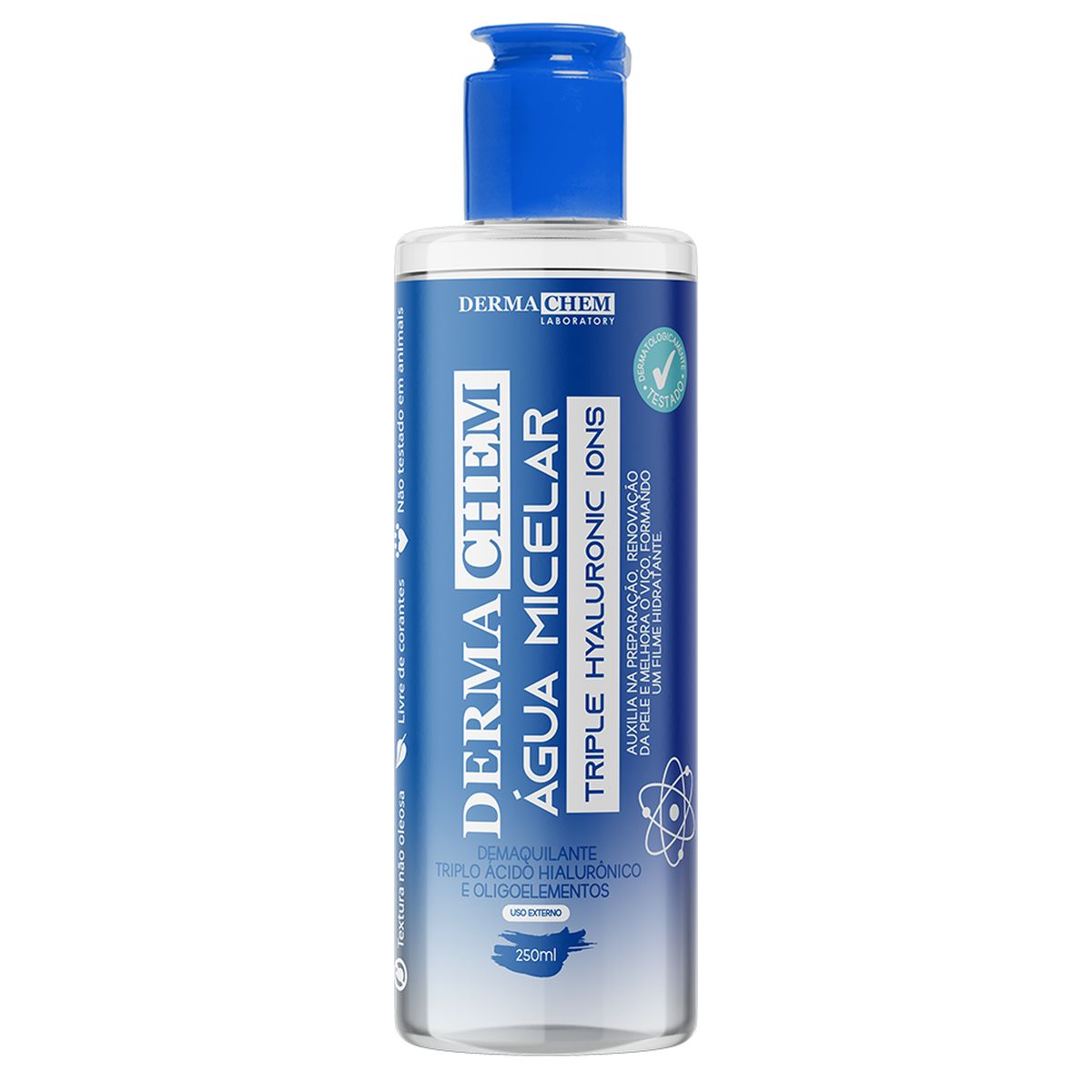 ÁGUA MICELAR ÁCIDO HIALURÔNICO DERMACHEM 250ML