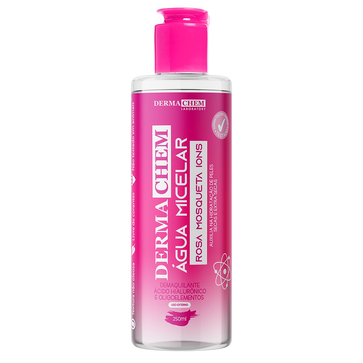 ÁGUA MICELAR ROSA MOSQUETA DERMACHEM 250ML
