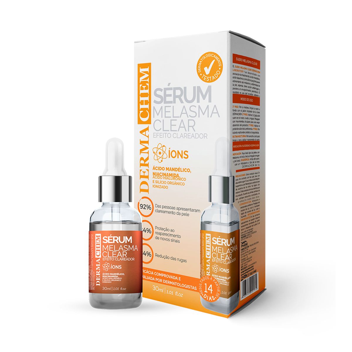 SÉRUM FACIAL MELASMA CLEAR DERMACHEM 30ML