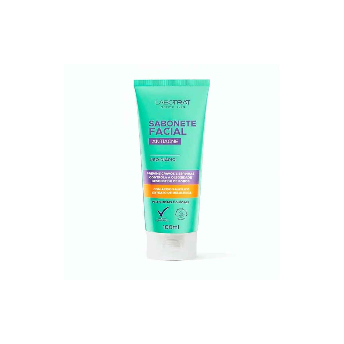 SABONETE LÍQUIDO FACIAL ANTIACNE LABOTRAT 100ML