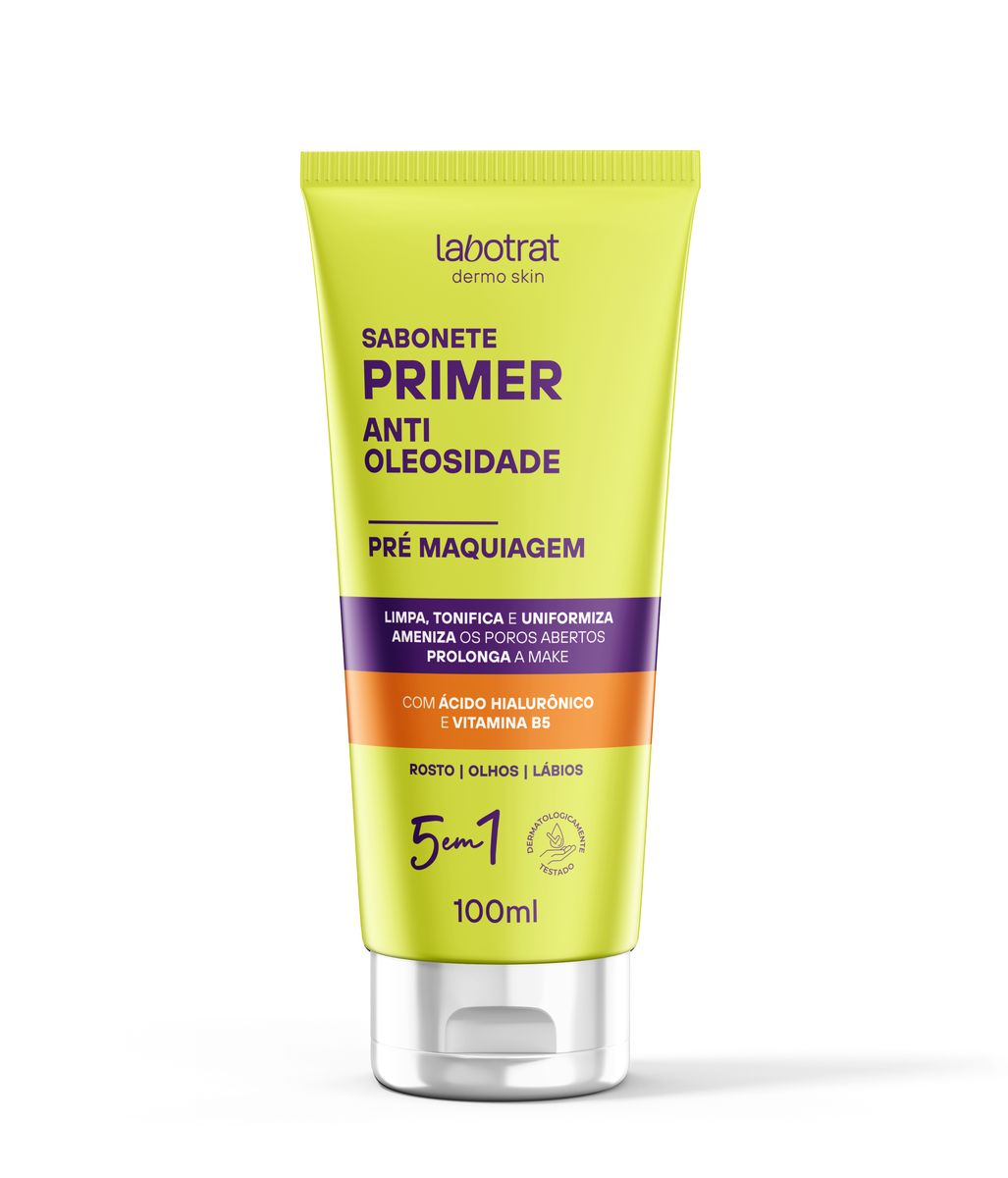 SABONETE LÍQUIDO PRIMER PRÉ MAQUIAGEM LABOTRAT 100ML