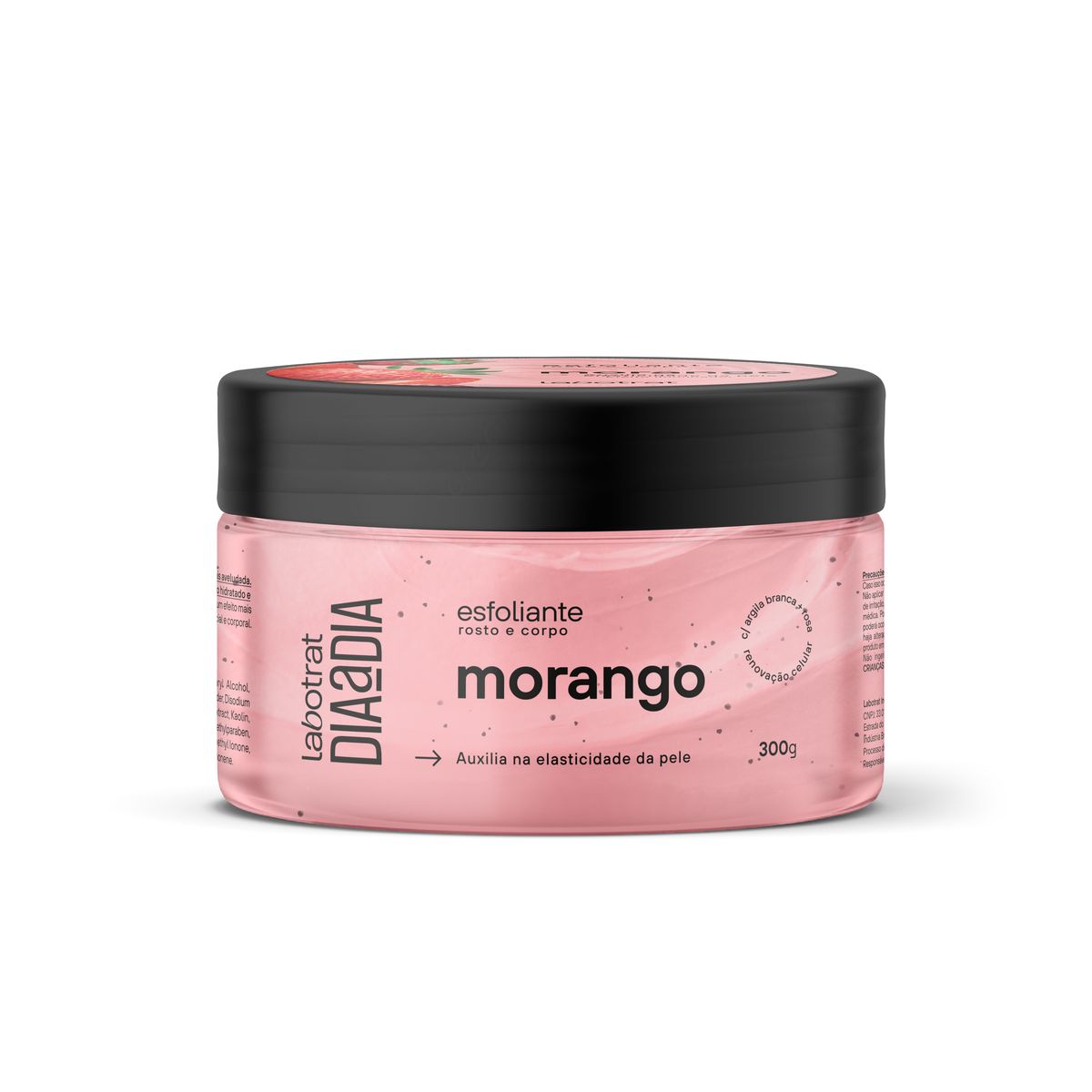 ESFOLIANTE ROSTO E CORPO MORANGO DIA A DIA LABOTRAT 300G