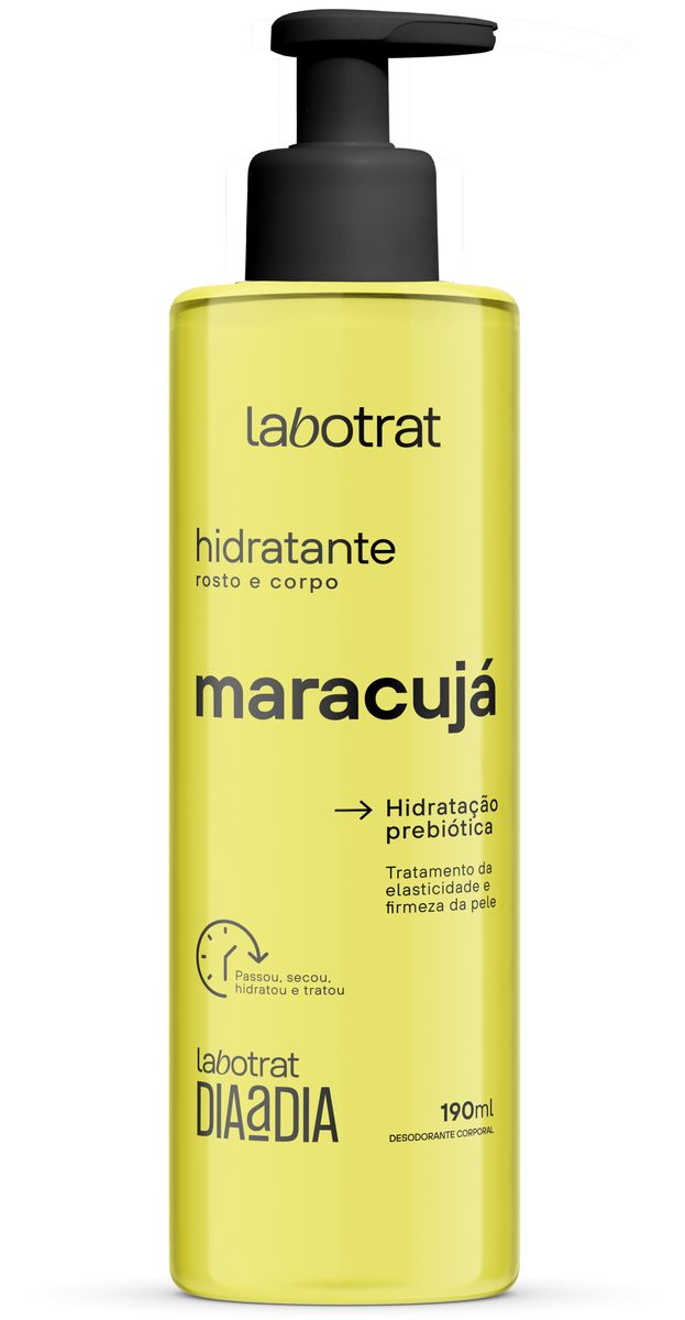 HIDRATANTE ROSTO E CORPO MARACUJÁ DIA A DIA LABOTRAT 190ML