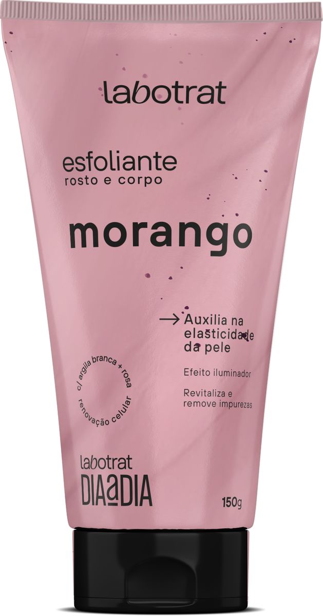 ESFOLIANTE ROSTO E CORPO MORANGO DIA A DIA LABOTRAT 150G
