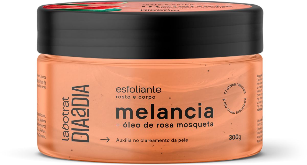 ESFOLIANTE ROSTO E CORPO MELANCIA DIA A DIA LABOTRAT 300G