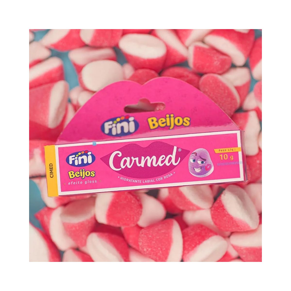 HIDRATANTE LABIAL FINI BEIJOS CARMED 10G