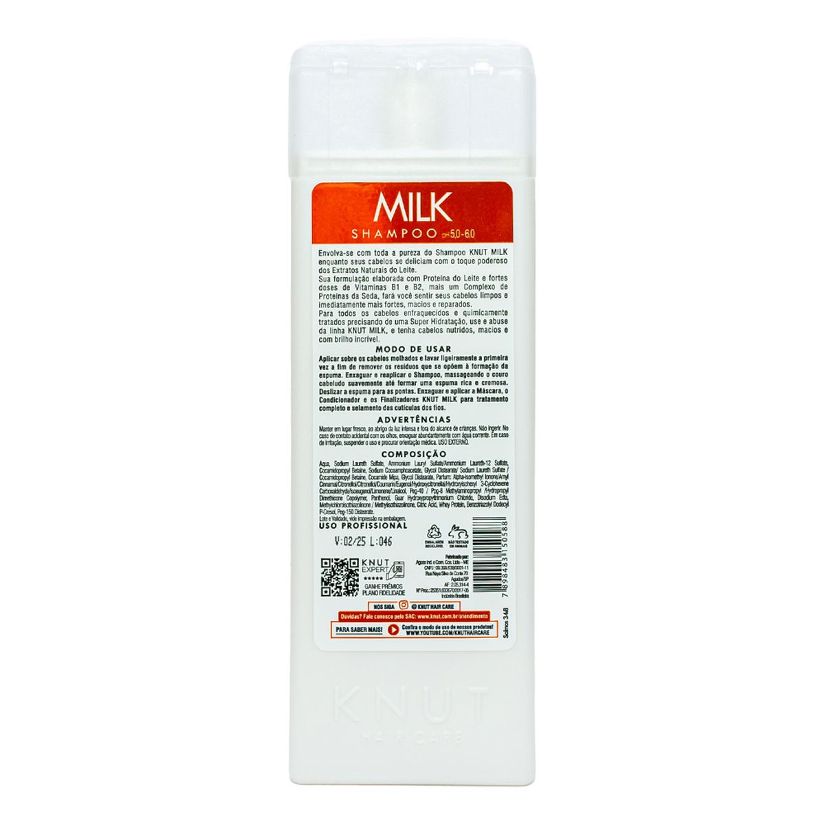 SHAMPOO MILK KNUT 250ML