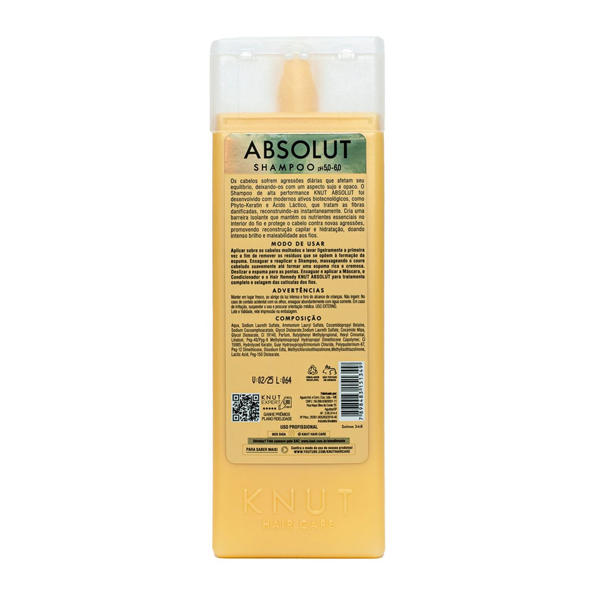 SHAMPOO ABSOLUT KNUT 250ML
