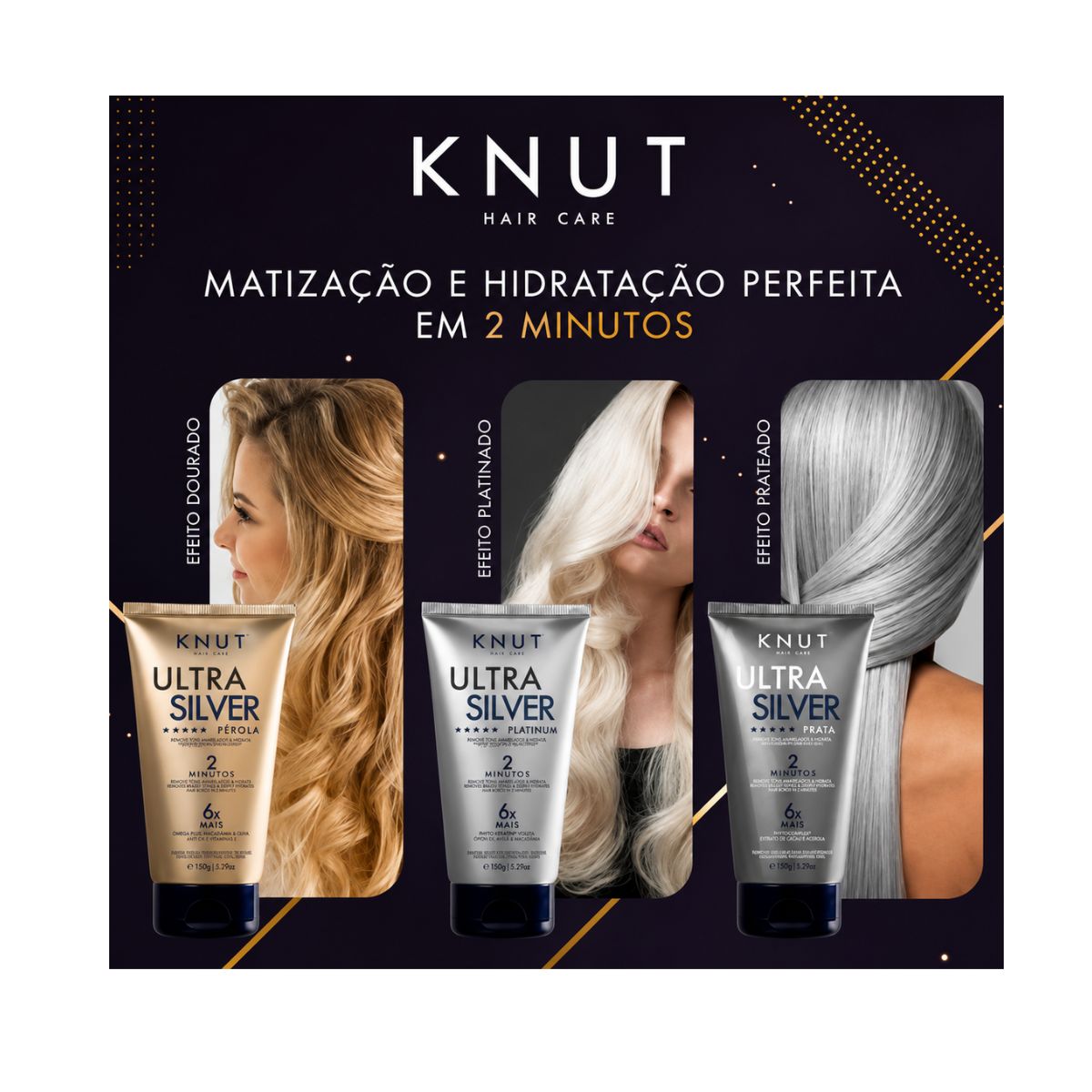 MÁSCARA ULTRA SILVER PLATINUM KNUT 150G