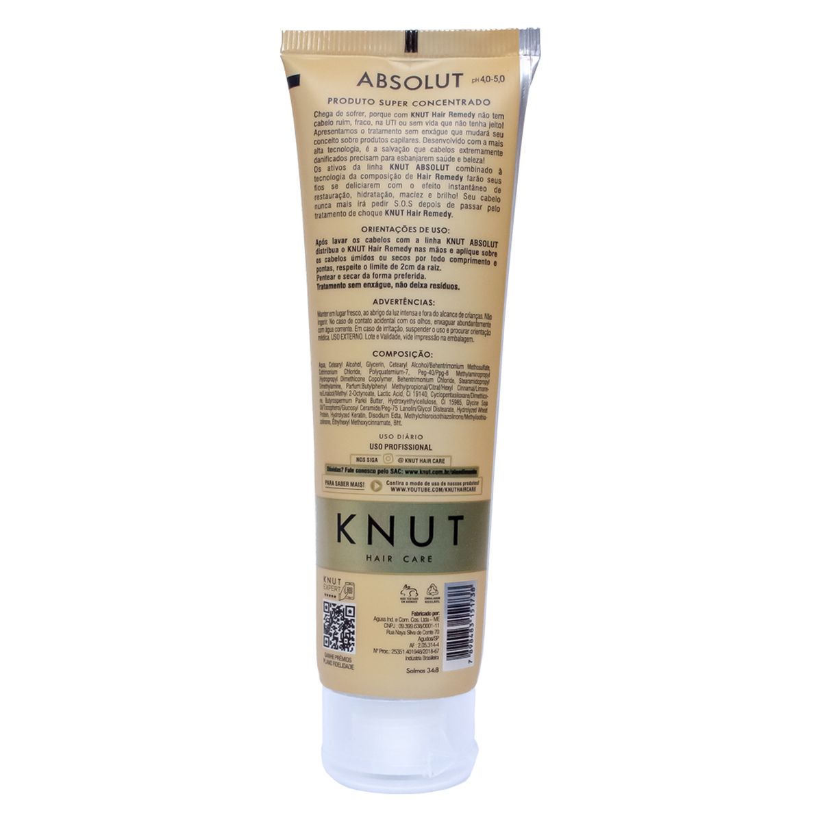 CREME HAIR REMEDY ABSOLUT KNUT 130G