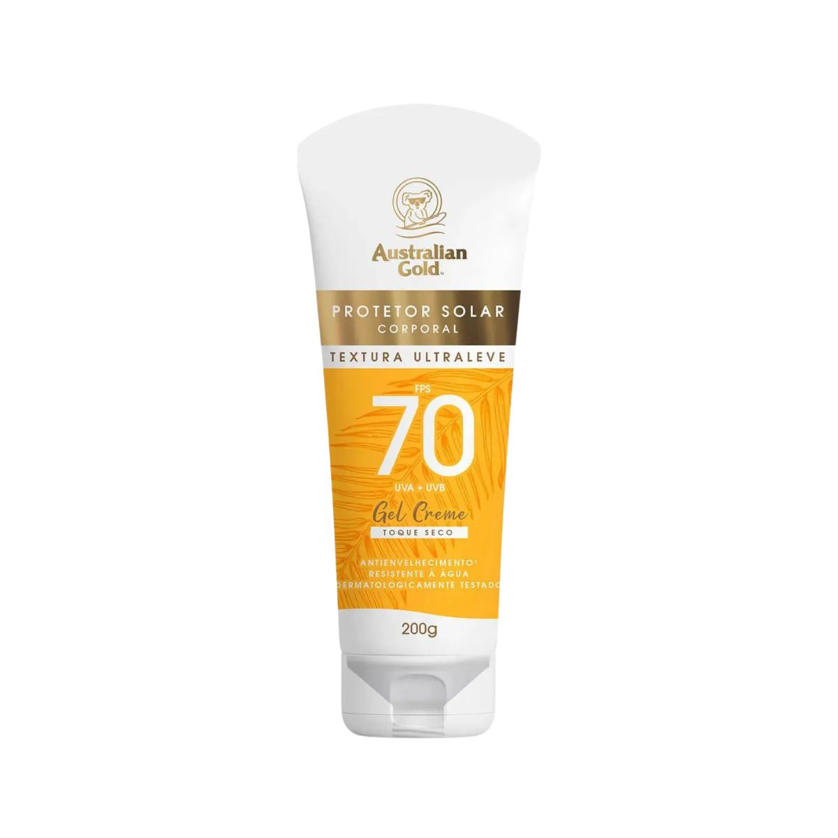 PROTETOR SOLAR CORPORAL FPS 70 ULTRA LEVE AUSTRALIAN GOLD 200G