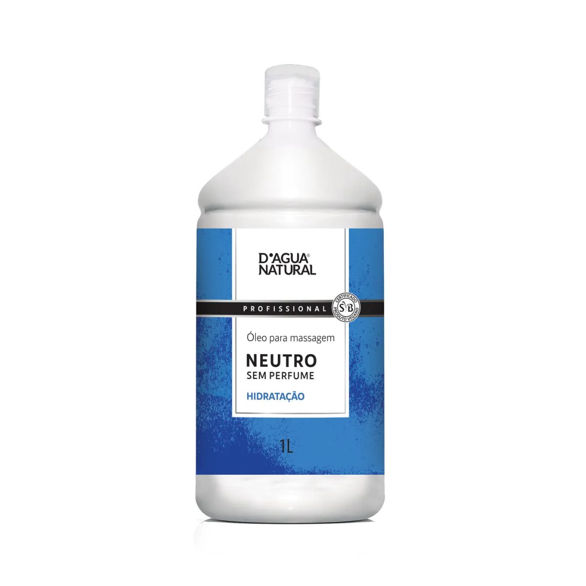 ÓLEO DE MASSAGEM NEUTRO DÁGUA NATURAL 1L