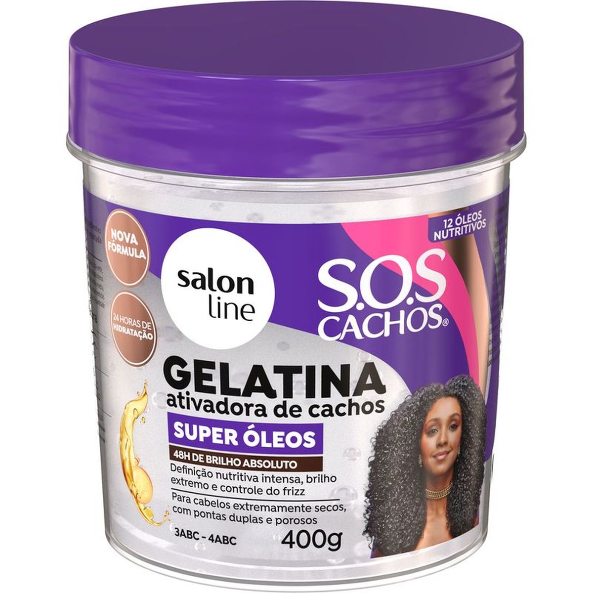 GELATINA SOS SUPER ÓLEOS SALON LINE 400G
