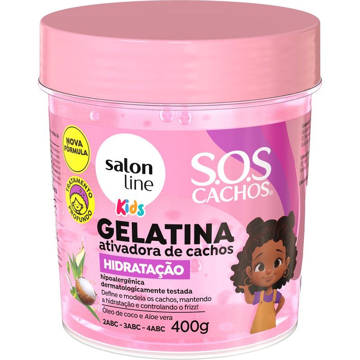 GELATINA SOS HIDRATAÇÃO KIDS SALON LINE 400G