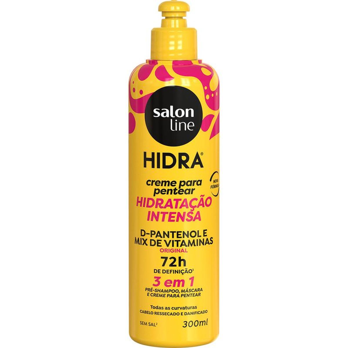 CREME DE PENTEAR HIDRA 3 EM 1 D - PANTENOL SALON LINE 300ML