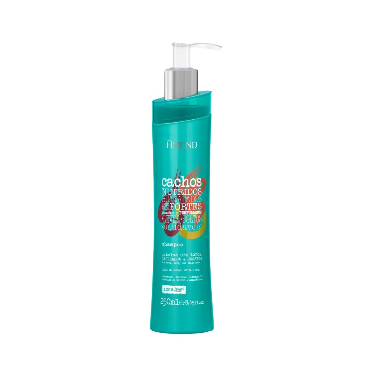 SHAMPOO CACHOS NUTRIDOS E HIDRATADOS AMEND 250ML