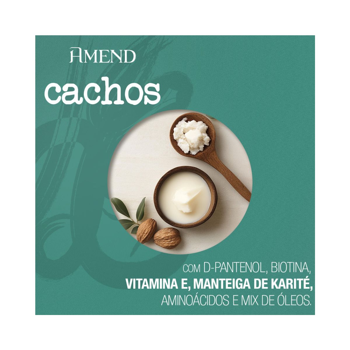 MASCARA CACHOS NUTRIDOS E HIDRATADOS AMEND 250G