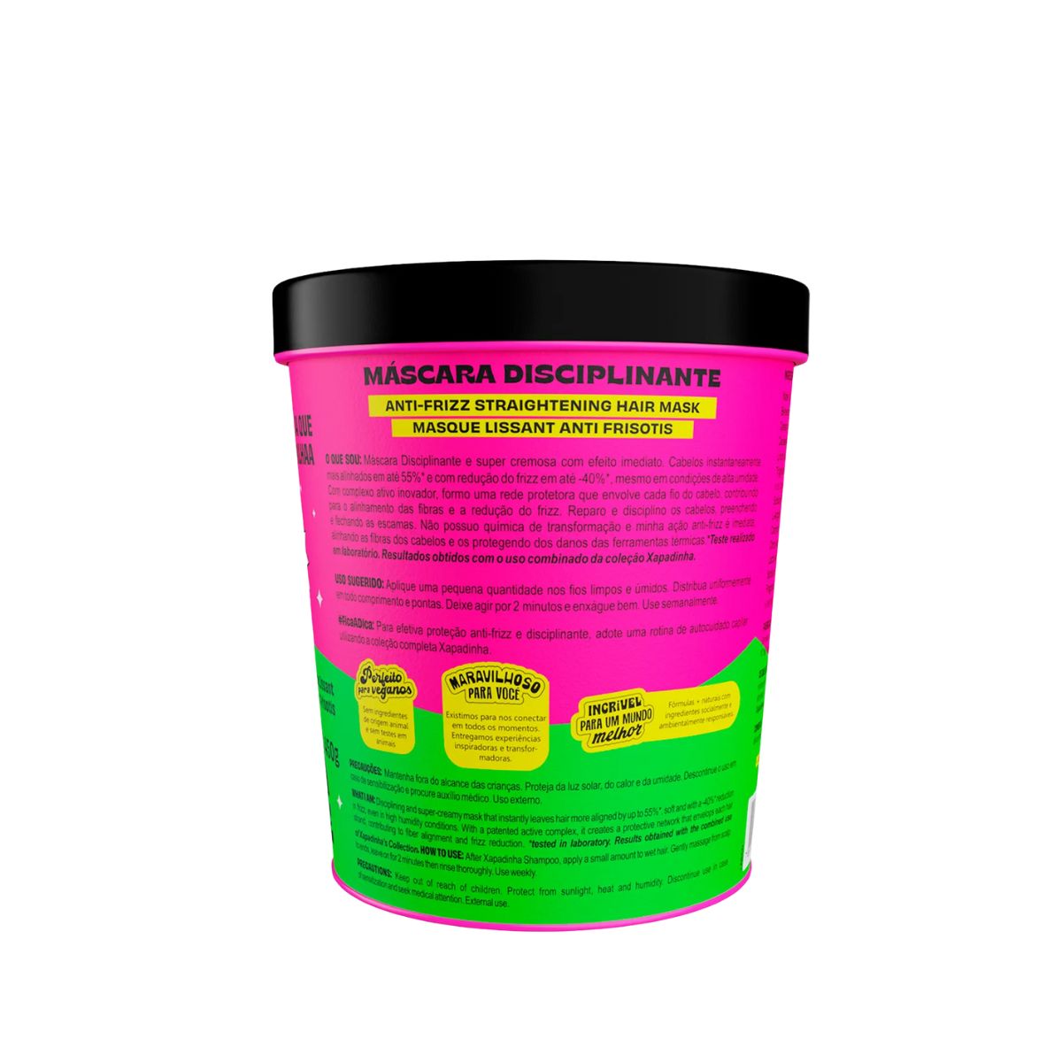 MÁSCARA XAPADINHA DISCIPLINANTE LOLA COSMETICS 450G